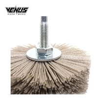 Polishing Abrasive Buffing With Shaft Steel Wire Wheel Brush