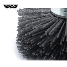 Polishing Abrasive Buffing With Shaft Steel Wire Wheel Brush