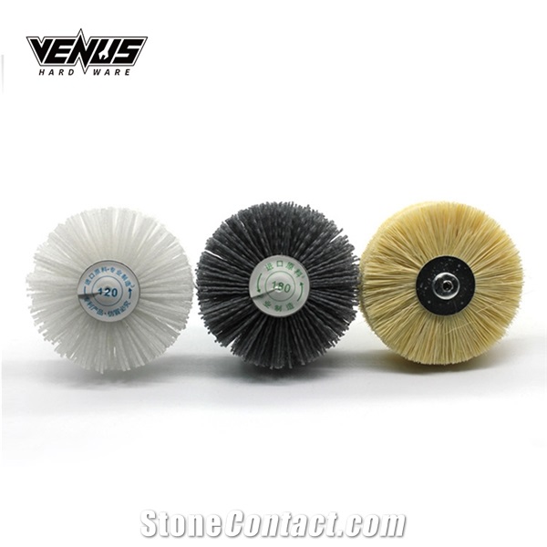 Polishing Abrasive Buffing With Shaft Steel Wire Wheel Brush