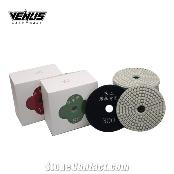 Professional Grade Wet Abrasive Disc Granite Polishing Pads