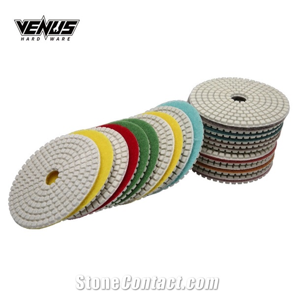Professional Grade Wet Abrasive Disc Granite Polishing Pads