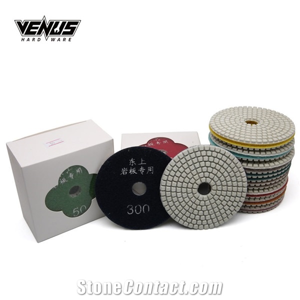 Professional Grade Wet Abrasive Disc Granite Polishing Pads