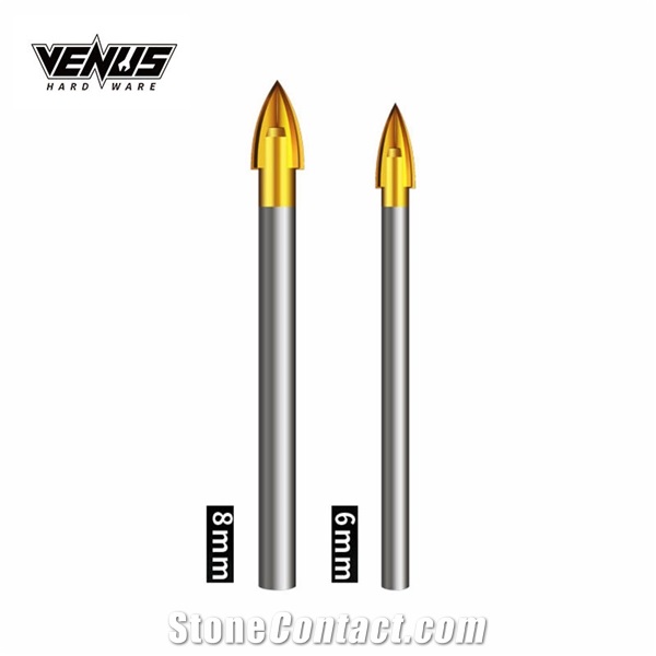 Professional Handle Glass Ceramics Cross Diamond Drill Bits