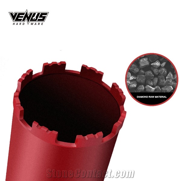 Reinforced Stone Concrete Diamond Core Drill Bits