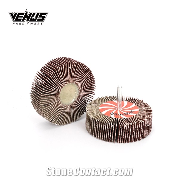 Sanding Vertical Flap Disc Abrasive Flap Wheel With Shaft