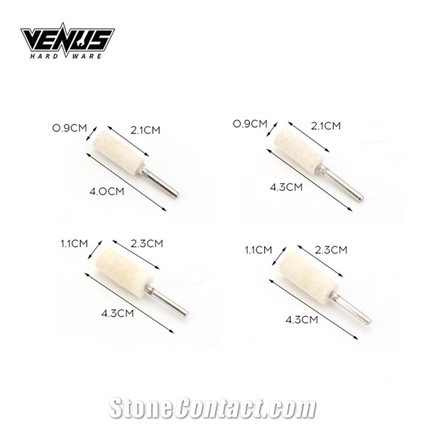 Shank Mandrel White Wool Grinding Polishing Head
