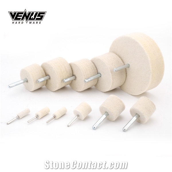 Shank Mandrel White Wool Grinding Polishing Head