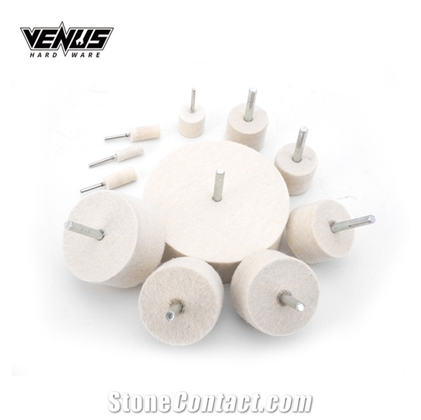 Shank Mandrel White Wool Grinding Polishing Head