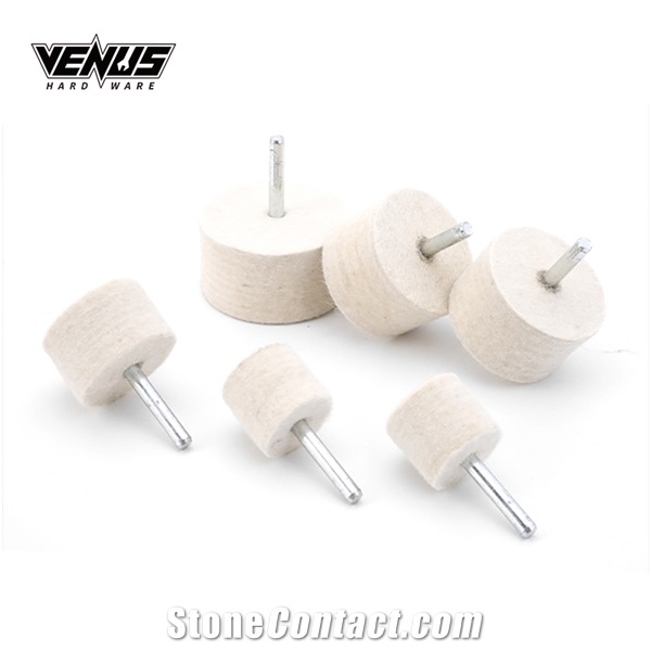 Shank Mandrel White Wool Grinding Polishing Head