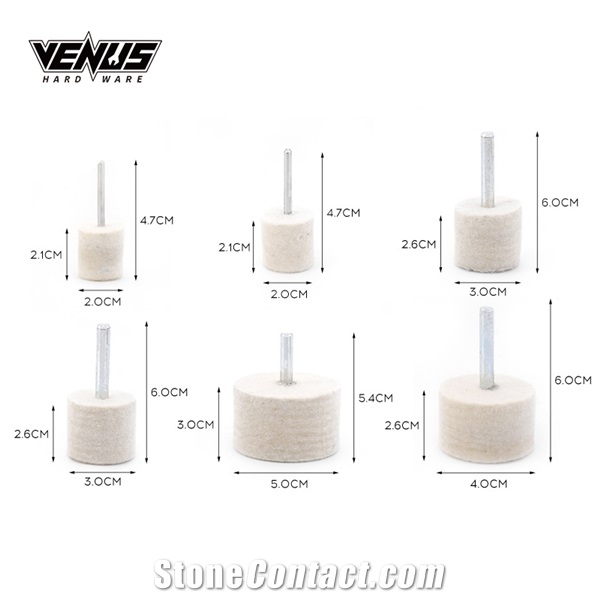 Shank Mandrel White Wool Grinding Polishing Head