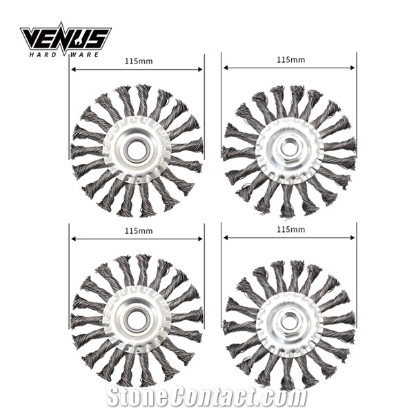 Stainless Steel Twisted Knot Wire Wheel Brush