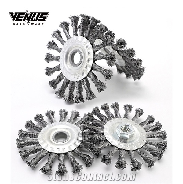 Stainless Steel Twisted Knot Wire Wheel Brush