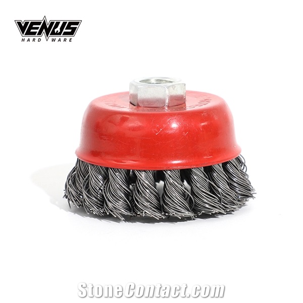 Steel Abrasive Circular Twisted Wire Cup Brush