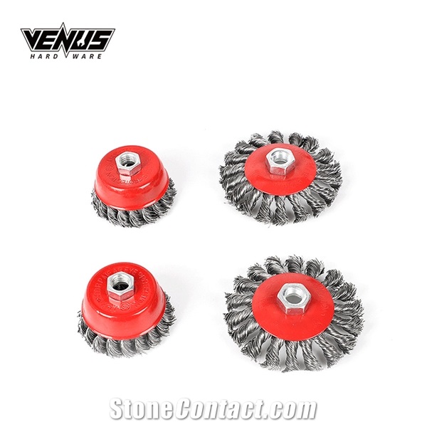 Steel Abrasive Circular Twisted Wire Cup Brush
