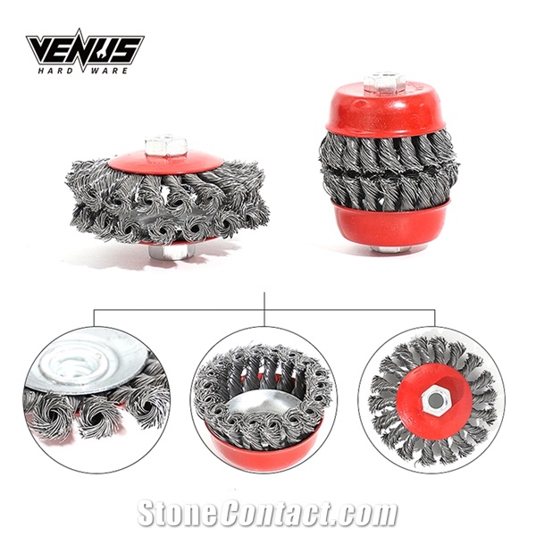 Steel Abrasive Circular Twisted Wire Cup Brush