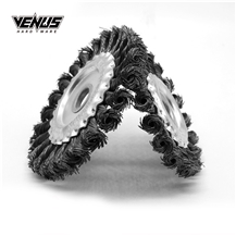 Twist Wire Parallel Fine Strand Wire Round Wheel Brush