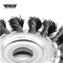 Twist Wire Parallel Fine Strand Wire Round Wheel Brush