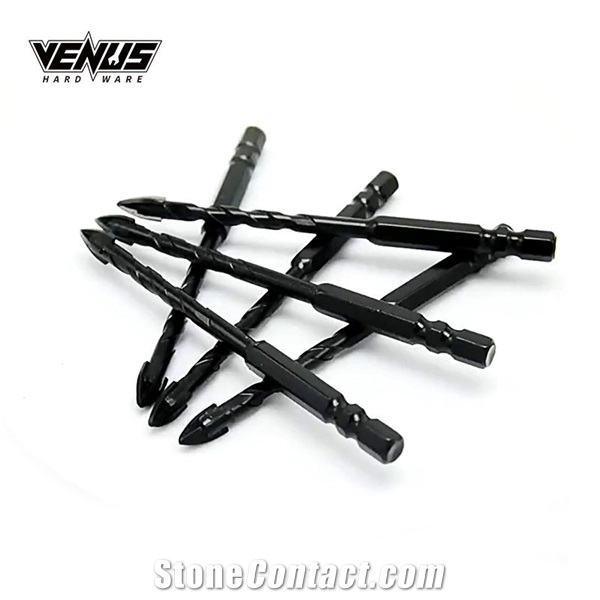 Universal Drilling Tool Porcelain Cross Alloy Drill Bit
