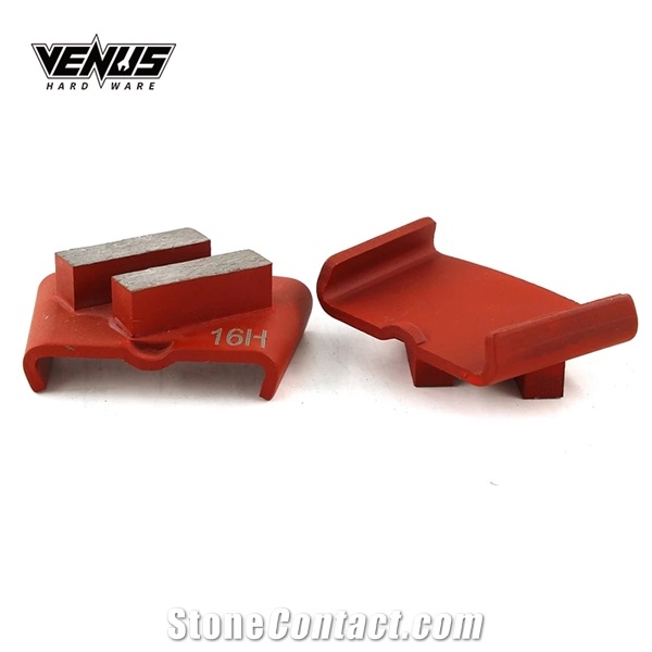 Wear-Resistant Red Diamond Floor Grinding Block Plate