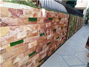 Swat Gold Stone Wall Cladding Stone Split Face Stone