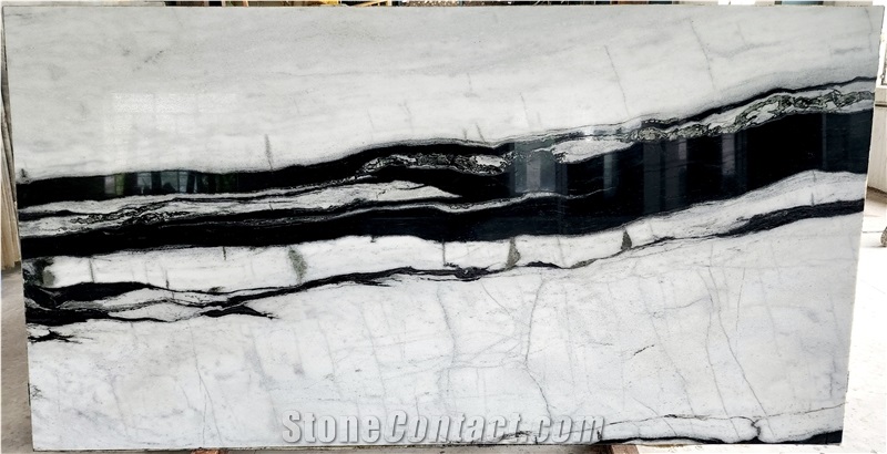 Panda White Marble Slabs