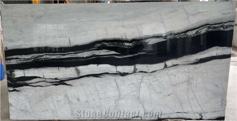 Panda White Marble Slabs