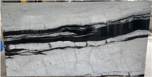 Panda White Marble Slabs
