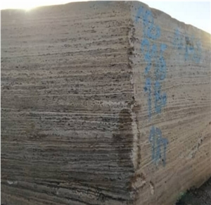 Silver Travertine Blocks