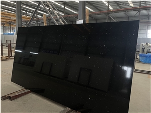 Black Galaxy Artificial Granite Quartz Slabs
