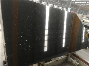 Black Galaxy Artificial Granite Quartz Slabs
