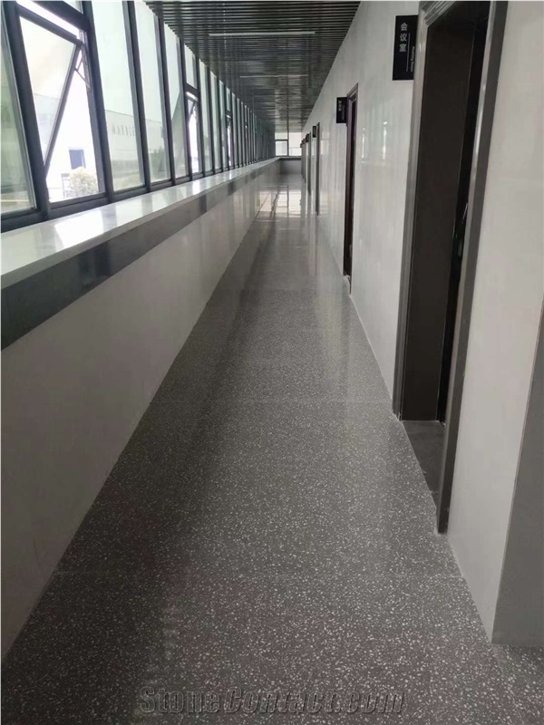 Grey Terrazzo Floor Tiles