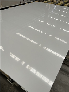 New Super White Artificial Marble Slabs