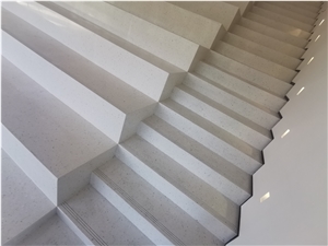 White Terrazzo Stairs