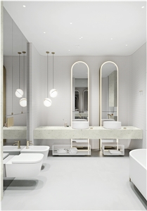 White Terrazzo Stairs