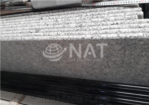 G603 Vietnam White Granite Forest White SL Polished Stairs