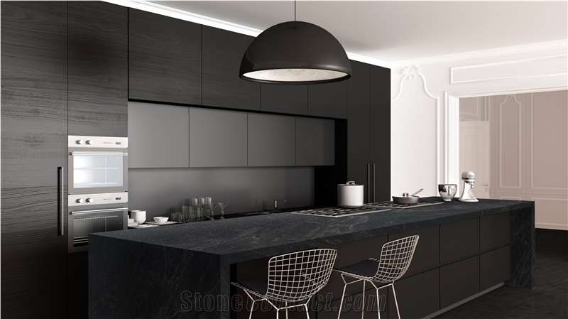 Negresco Black Granite Slabs