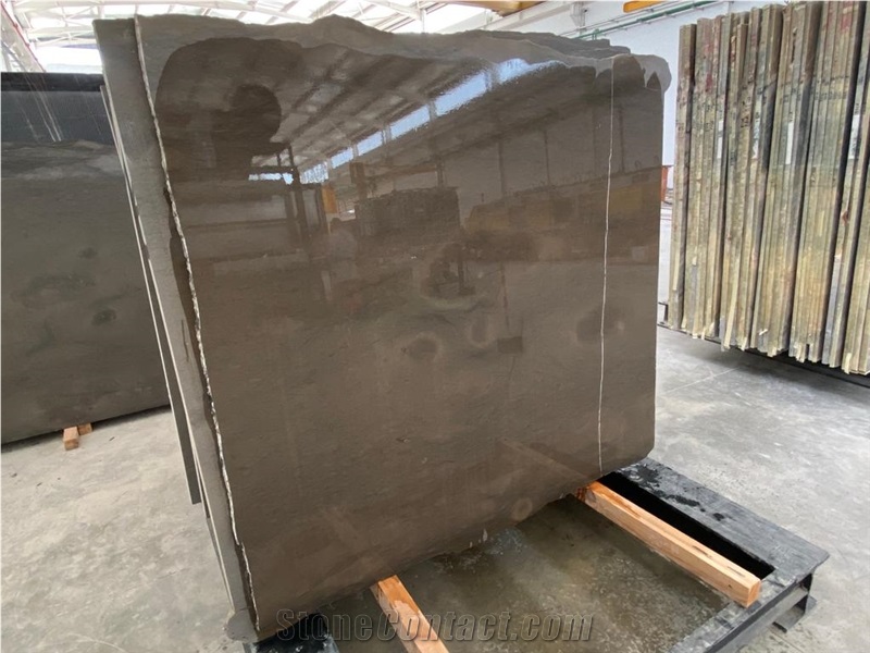 Grigio Oriente Grey Foussana Limestone Slabs, Tiles
