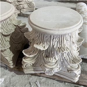 Custom Stone Carving Column Base