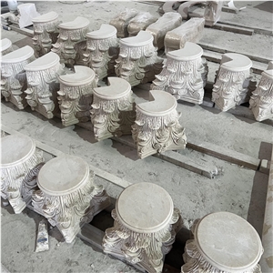 Custom Stone Carving Column Base