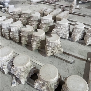 Custom Stone Carving Column Base