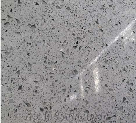 Silver Star Black Quartz Stone Slabs,Quartz Tiles,Quartz Slabs