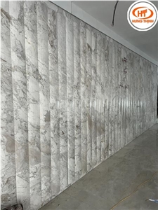 Natural Polished Italian White Carrara Marble
