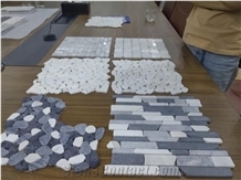Pebble Stone Mosaic Tile /Mosaic Stone Tile