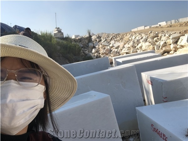 Super White Marble Block From Quarry