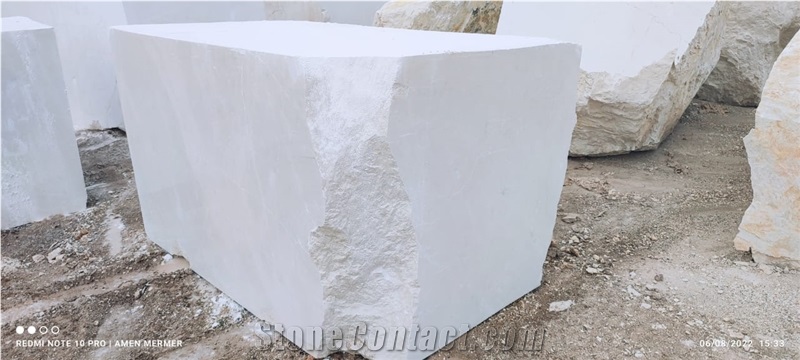 Vanilla Light Beige Marble, Burdur Beige Marble Blocks
