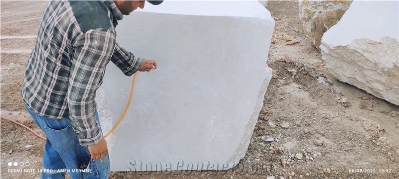 Vanilla Light Beige Marble, Burdur Beige Marble Blocks
