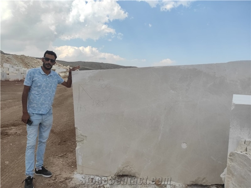 Vanilla Light Beige Marble, Burdur Beige Marble Blocks