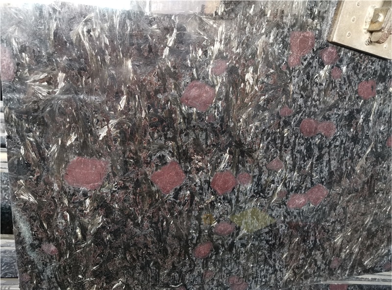 Exotic Granite Slabs Stone Night Rose Slab For Floor Tiles