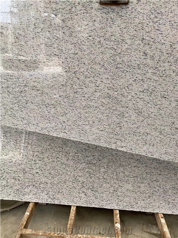 Flamed Camelia White Granite Tile For Exterior Wall & Floor