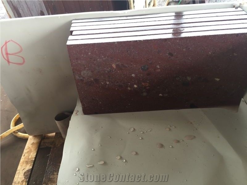 Red Porphyry Floor Tiles 12"X24" For Flooring